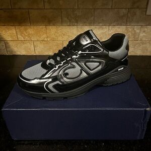 Black and Grey Dior B30 Sneakers
